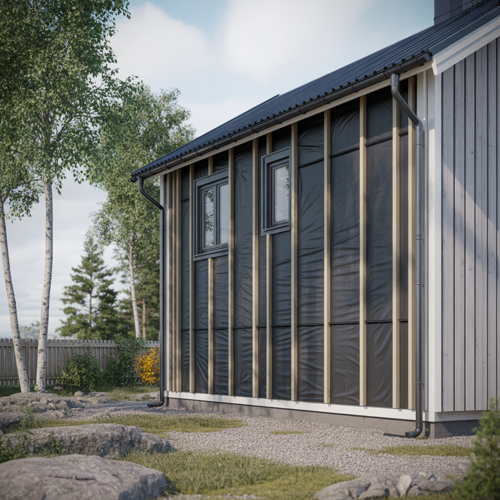 ventilerad fasad guide till luftspalt reglar och vindskydd