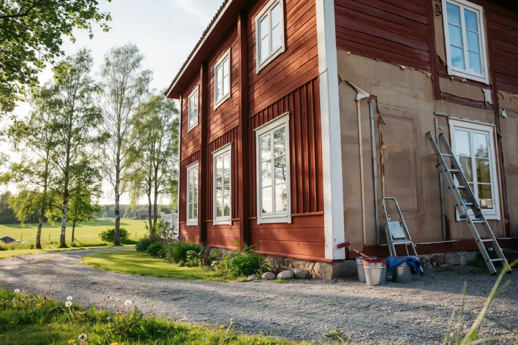 juli r r tt tid f r att m la om huset s lyckas du med fasadm lningen i sommarv rmen